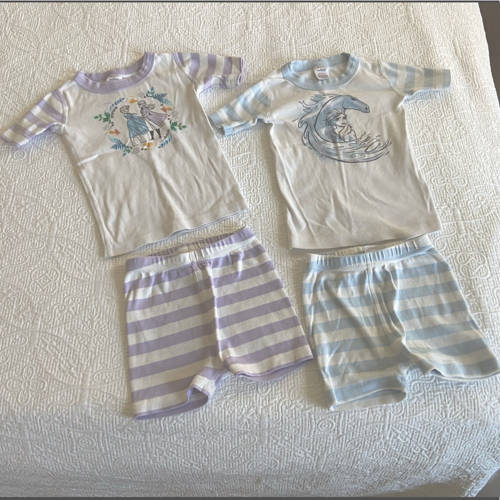 Hanna Andersson Frozen 2 Short Johns Set 4T